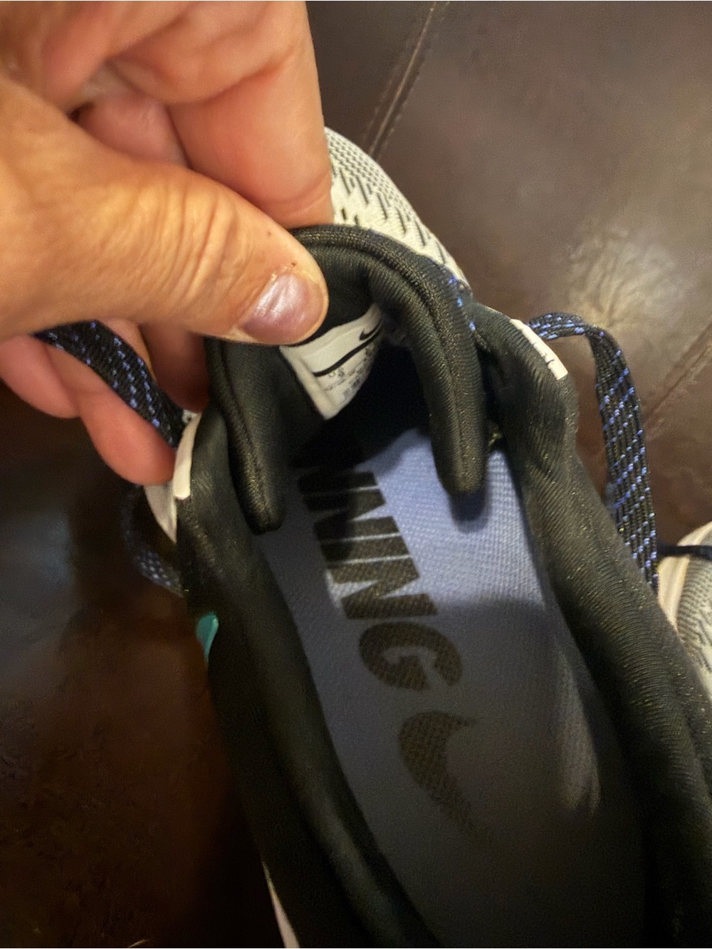 Nike women’s running shoes sneakers size US 9 air zoom winflo black gray teal - Picture 5 of 11